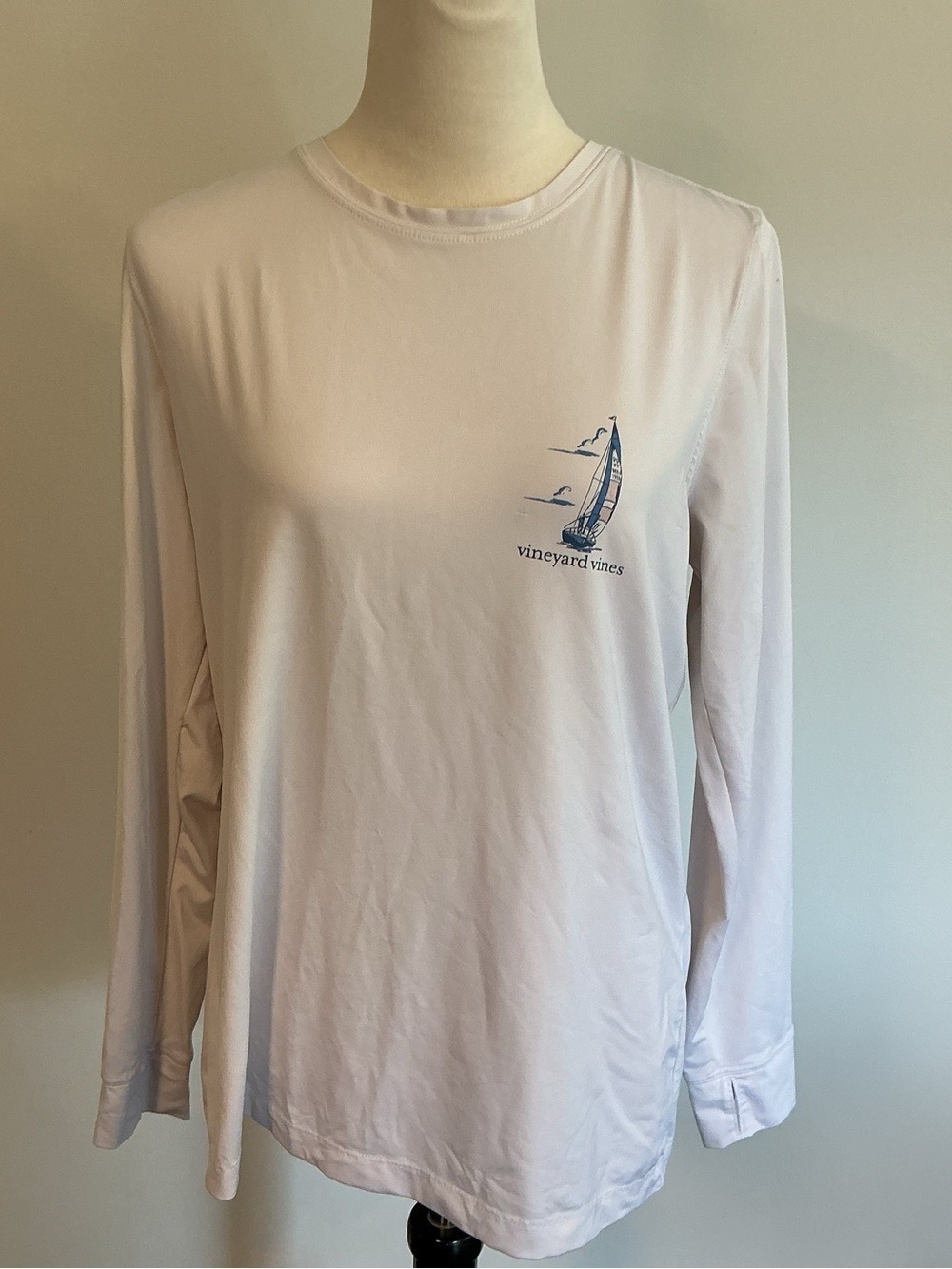 Vineyard Vines Long-Sleeve Tee with Sailboat - Picture 2 of 9